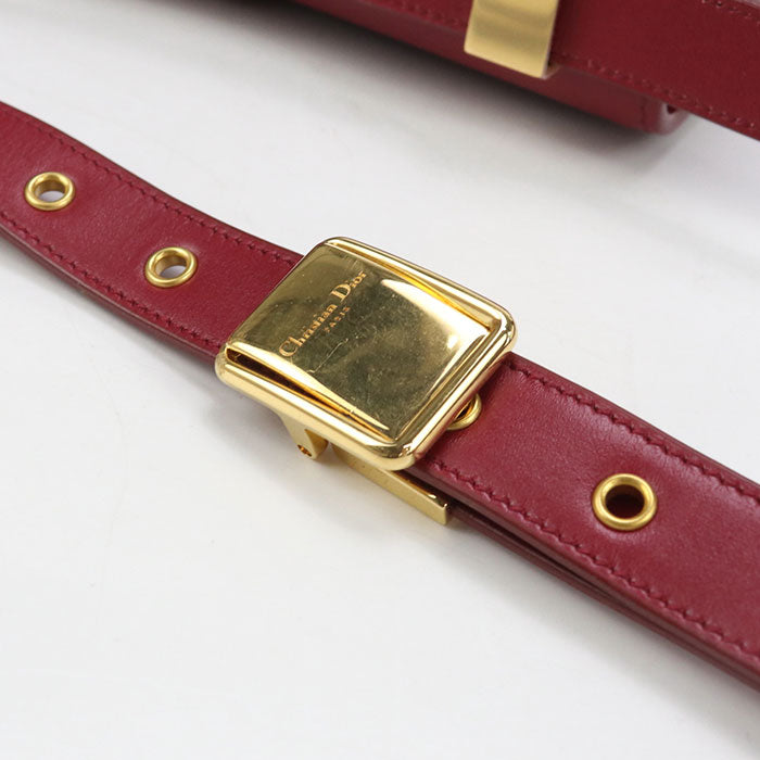 Dior 30 モンテーニュ カーフ ショルダーバッグ - レッド