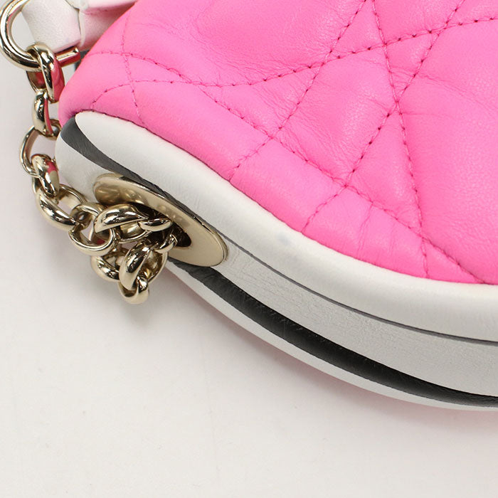 Dior Vibe Leather Handbag/Shoulder Bag - Pink