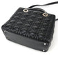 Dior Lady Dior Medium Lambskin Handbag/Shoulder Bag - Black