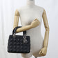 Dior Lady Dior Medium Lambskin Handbag/Shoulder Bag - Black