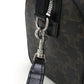 CELINE Triomphe Canvas Mini Boston PVC Shoulder Bag - Black