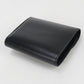 CELINE Triomphe Calfskin Tri-fold Compact Wallet - Black