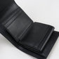 CELINE Triomphe Calfskin Tri-fold Compact Wallet - Black
