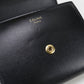 CELINE Triomphe Small Flap Wallet in Calfskin - Black