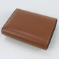 CELINE Triomphe Small Flap Wallet in Calfskin - Brown