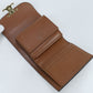 CELINE Triomphe Small Flap Wallet in Calfskin - Brown