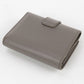 CELINE Fine Strap Wallet Calfskin Tri-fold Compact Wallet - Gray