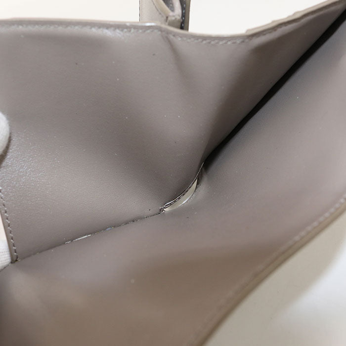 CELINE Calfskin Tri-fold Compact Wallet - Grey