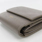 CELINE Calfskin Tri-fold Compact Wallet - Grey