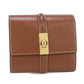 CELINE 16 Seize Calfskin Tri-fold Compact Wallet - Brown