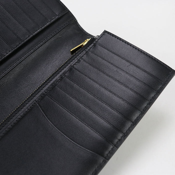 CELINE Triomphe Canvas PVC Bifold Long Wallet - Brown