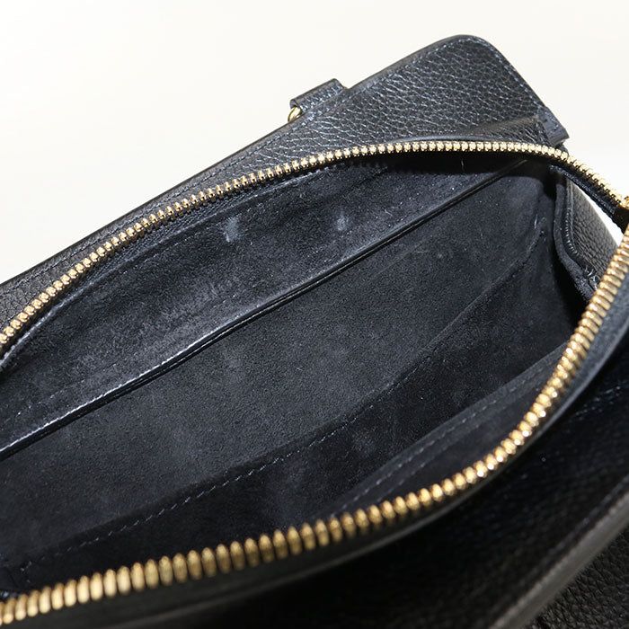 CELINE Small Cabas de France Calfskin Handbag/Shoulder Bag - Black