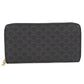 CELINE Large Zip Wallet in Triomphe Canvas - Black
