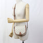 CELINE Medium Folco Bag in Triomphe Canvas Shoulder Bag - Beige