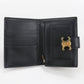 CELINE Triomphe Medium Strap Wallet in Calfskin - Black