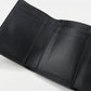 CELINE Fine Strap Wallet Calfskin Tri-fold Compact Wallet - Black