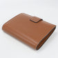 CELINE Medium Strap Wallet Nino Calfskin Bifold Compact Wallet - Brown