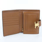CELINE Medium Strap Wallet Nino Calfskin Bifold Compact Wallet - Brown