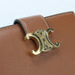CELINE Medium Strap Wallet Nino Calfskin Bifold Compact Wallet - Brown