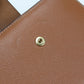 CELINE Medium Strap Wallet Nino Calfskin Bifold Compact Wallet - Brown