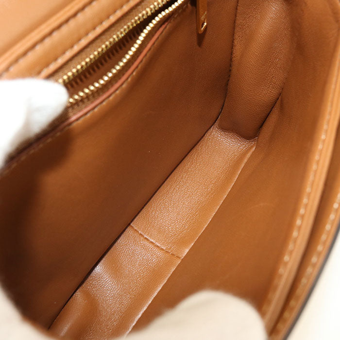 CELINE クラシック トリオンフ キャンバス ショルダーバッグ - ベージュ