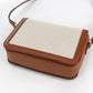 CELINE Teen Triomphe Canvas Shoulder Bag - Beige