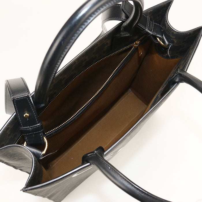 CELINE【セリーヌ】 194432CIM.38NO バーティカル カバ ミディアム トリオンフキャンバス トートバッグ PVC レディース