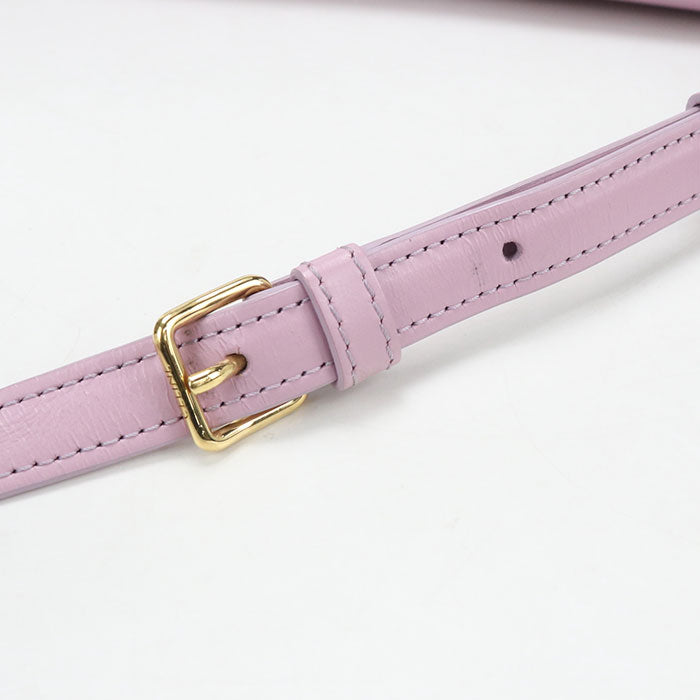 CELINE トリオンフ カーフスキン ショルダーバッグ - ピンク