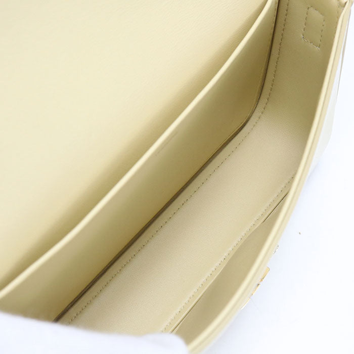 CELINE トリオンフ カーフスキン ショルダーバッグ - イエロー