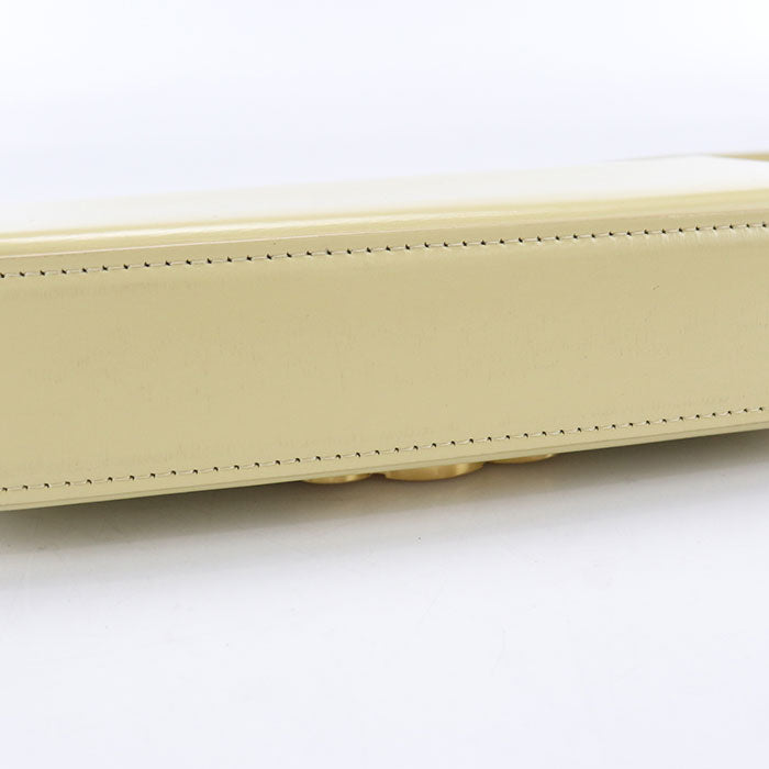 CELINE トリオンフ カーフスキン ショルダーバッグ - イエロー