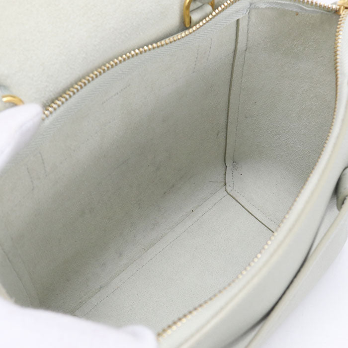 CELINE ベルトバッグ ナノ カーフスキン ハンドバッグ ショルダーバッグ - グリーン