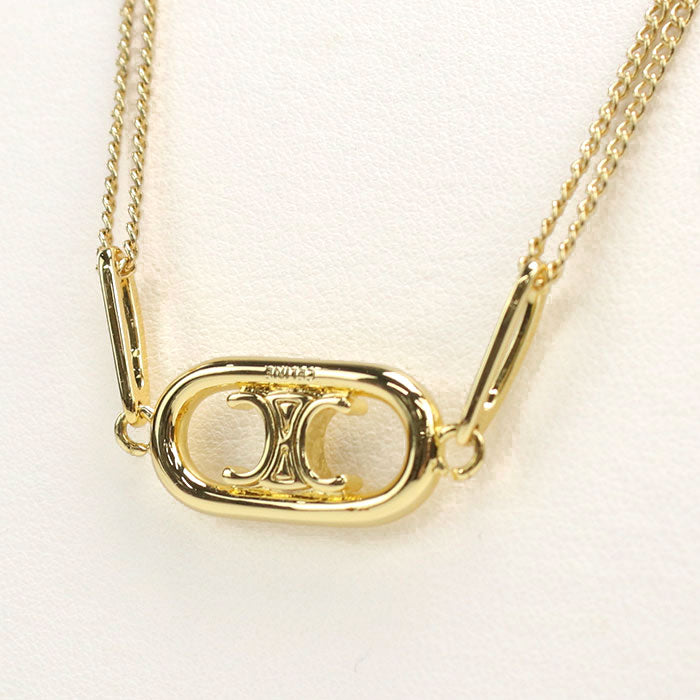 CELINE マイヨン トリオンフ ネックレス - メタル