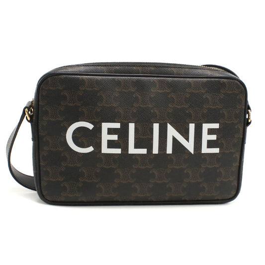 CELINE ミディアム メッセンジャーバッグ トリオンフキャンバス ショルダーバッグ - ブラウン
