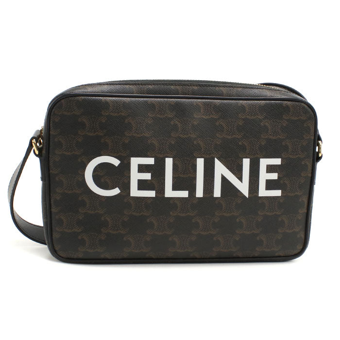 CELINE ミディアム メッセンジャーバッグ トリオンフキャンバス ショルダーバッグ - ブラウン