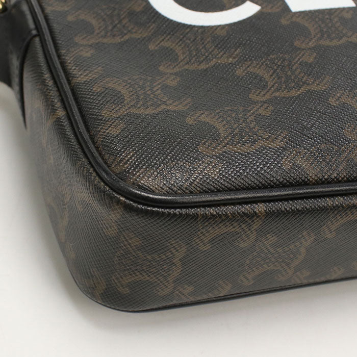 CELINE ミディアム メッセンジャーバッグ トリオンフキャンバス ショルダーバッグ - ブラウン