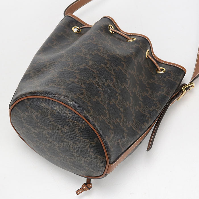 CELINE【セリーヌ】 トリオンフキャンバス ショルダーバッグ PVC レディース