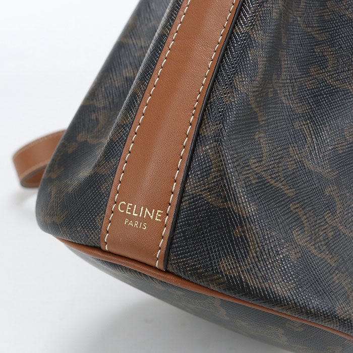 CELINE【セリーヌ】 トリオンフキャンバス ショルダーバッグ PVC レディース
