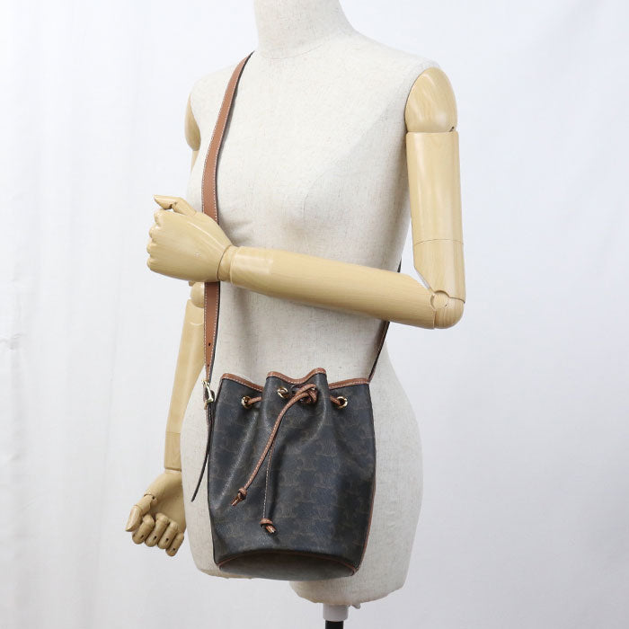 CELINE【セリーヌ】 トリオンフキャンバス ショルダーバッグ PVC レディース