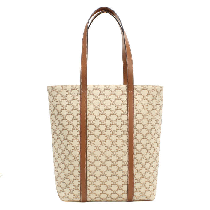 CELINE ミュージアムバッグ トリオンフキャンバス トートバッグ - ベージュ