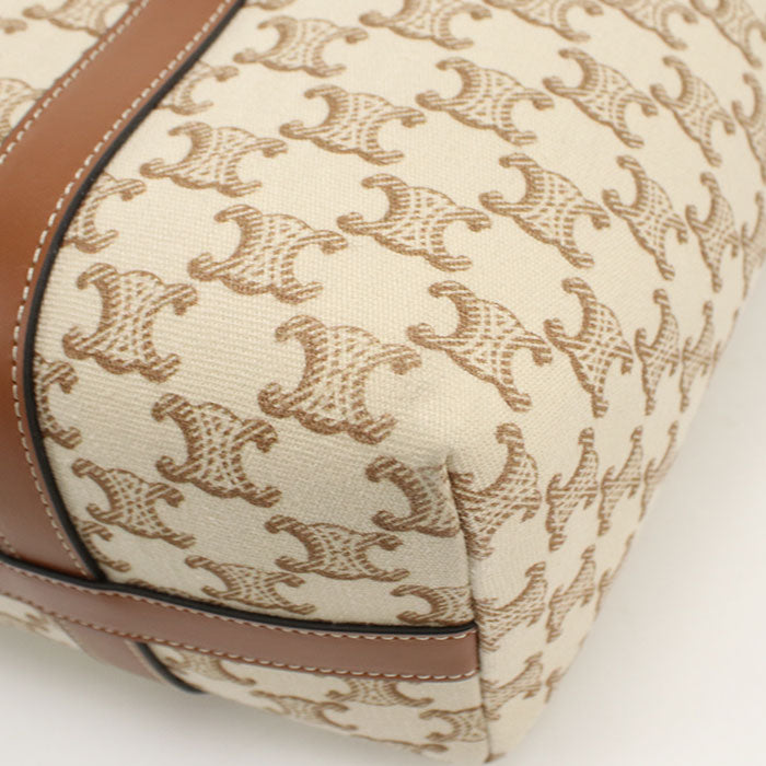 CELINE ミュージアムバッグ トリオンフキャンバス トートバッグ - ベージュ