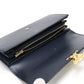 CELINE トリオンフ カーフスキン 二つ折り長財布 ロングウォレット - ネイビー