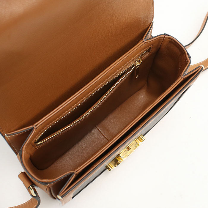 CELINE【セリーヌ】 188882BZ4.04LU トリオンフキャンバス 斜め掛け ショルダーバッグ PVC/カーフ レディース