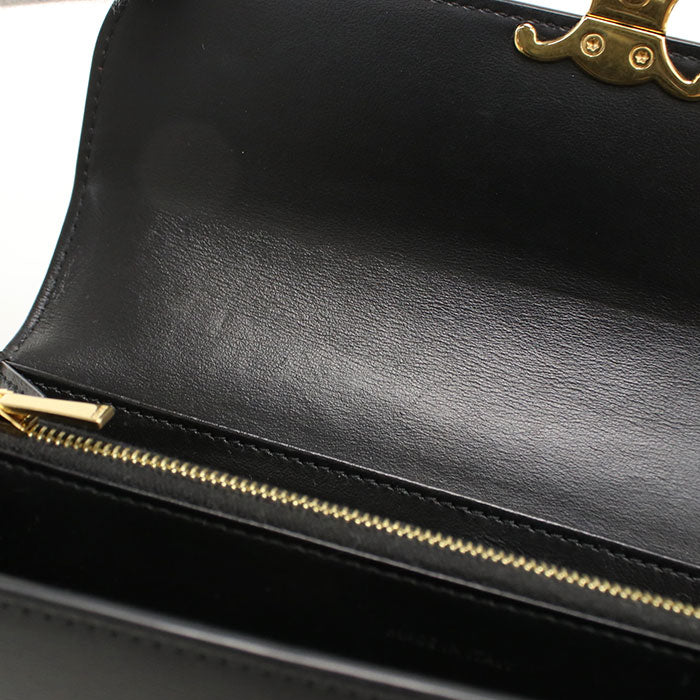 CELINE【セリーヌ】 長財布二つ折り トリオンフ 長財布ニ折小銭入付き レザー レディース