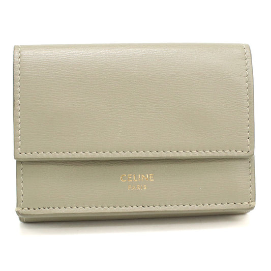 CELINE トリフォールドウォレット 三つ折り財布 カーフ レディース