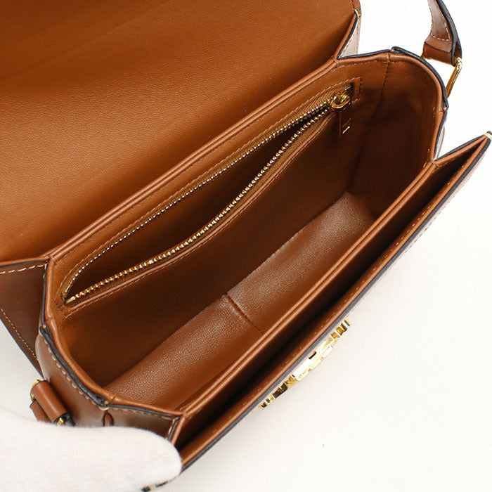 CELINE【セリーヌ】 188882BZ4.04LU トリオンフバッグ ティーン 斜め掛け ショルダーバッグ/トリオンフキャンバス/カーフ レディース
