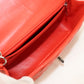 CHANEL Matelassé Lambskin Chain Shoulder Bag - Red
