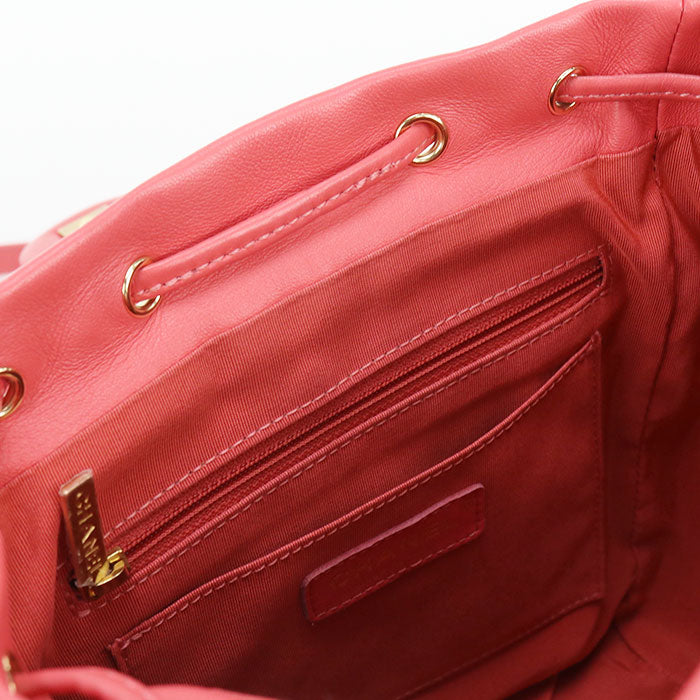CHANEL Matelassé Lambskin Backpack - Pink