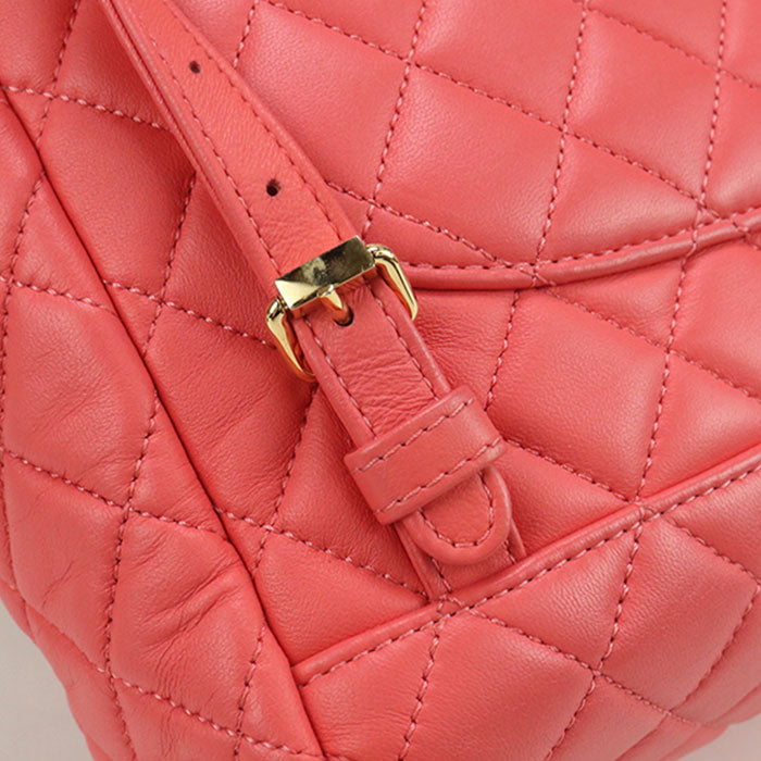CHANEL Matelassé Lambskin Backpack - Pink