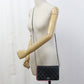 CHANEL Matelassé Lambskin Chain Wallet Shoulder Bag - Black 