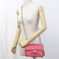 CHANEL Matelassé Lambskin Chain Shoulder Bag - Pink